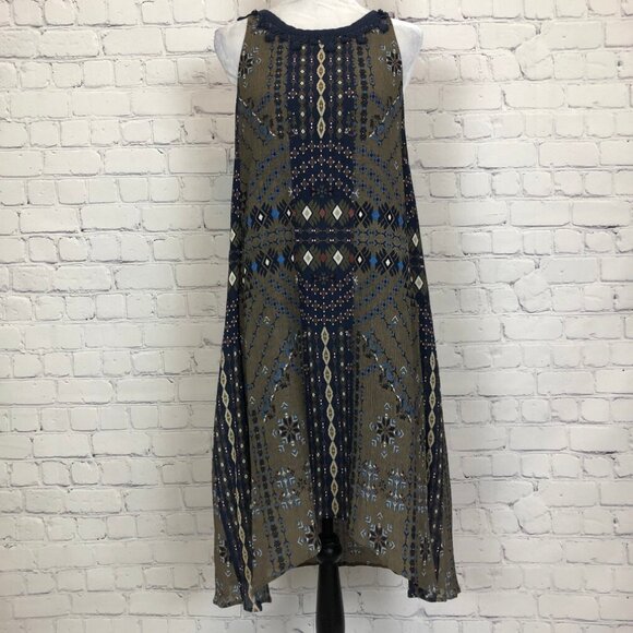 Sea New York Green Blue Print Dress Size 6 - Picture 1 of 7